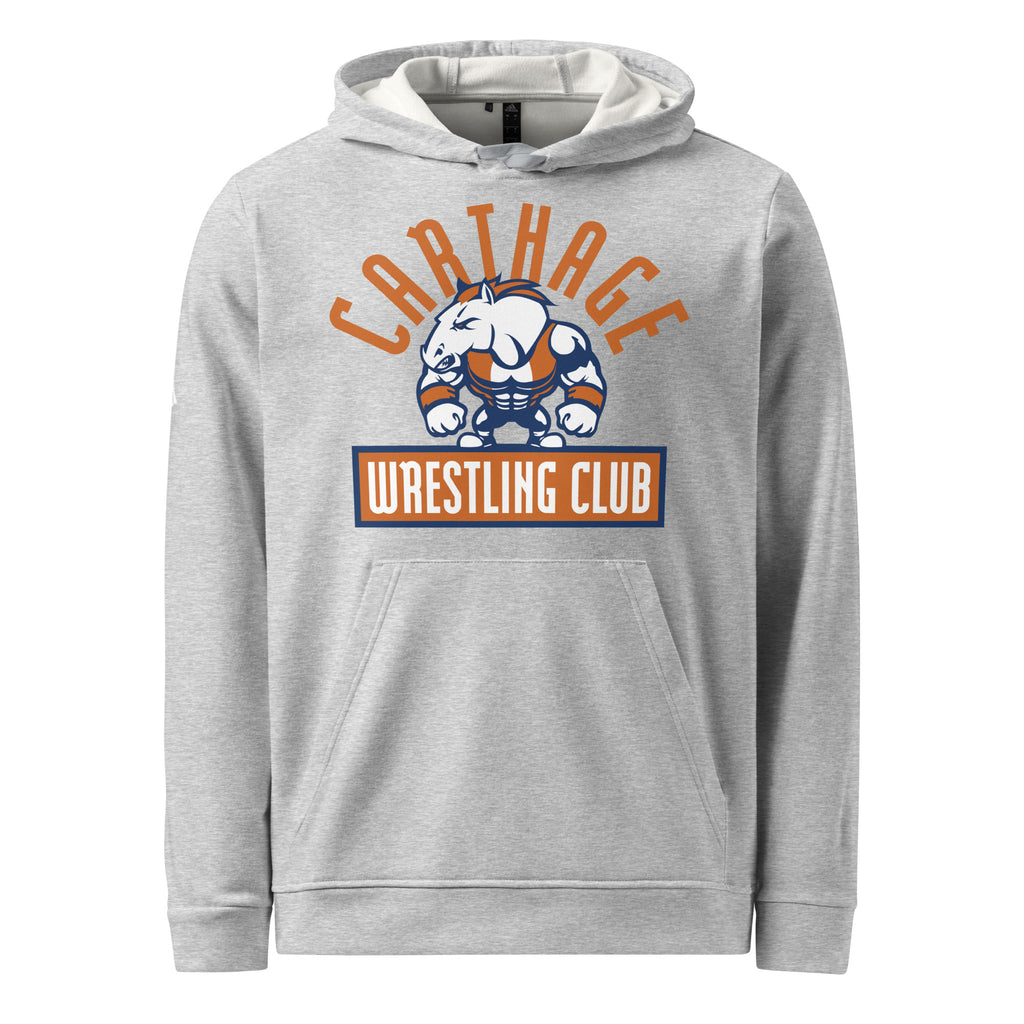 Carthage Wrestling Club adidas fleece hoodie